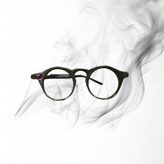 Hex Silver 925 & Ruby Garment Clip