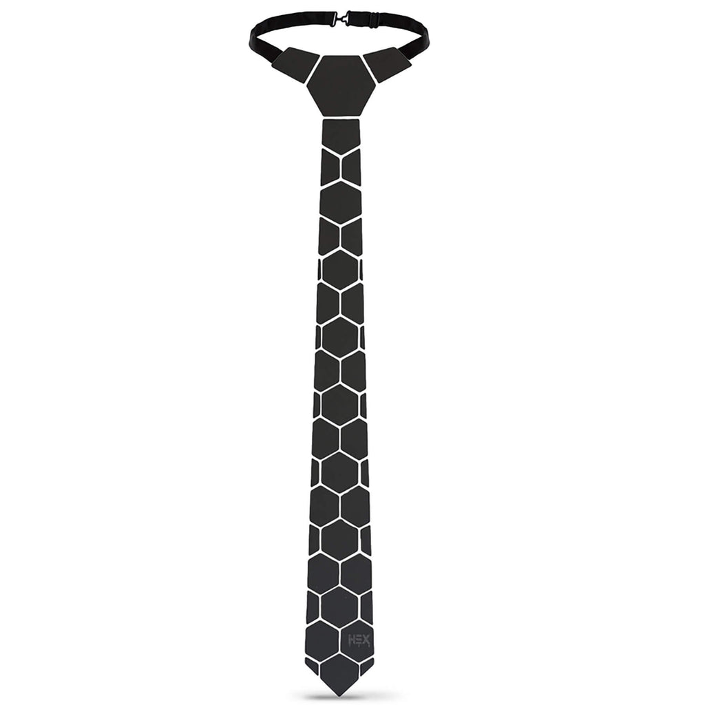 hex tie black