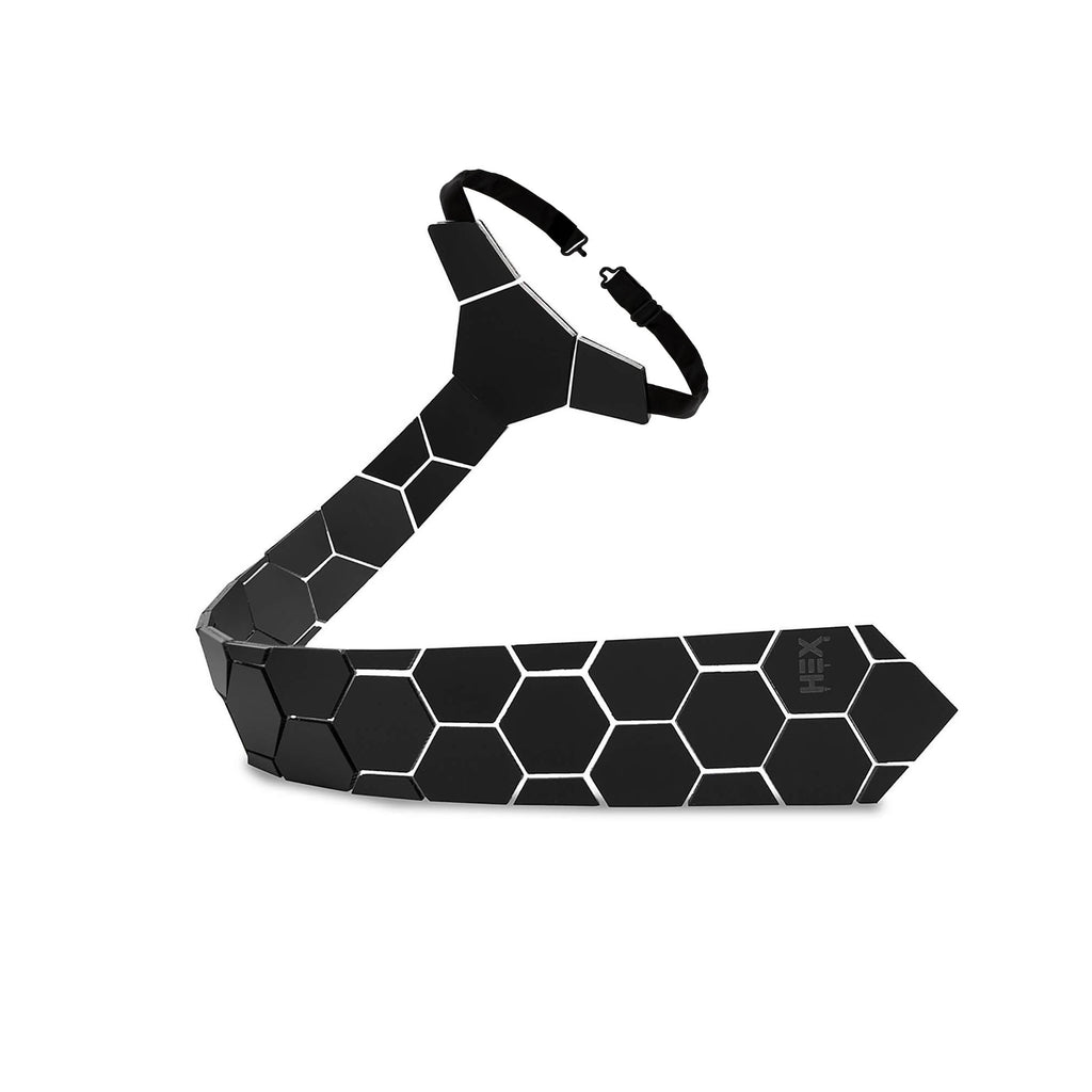 hex tie black