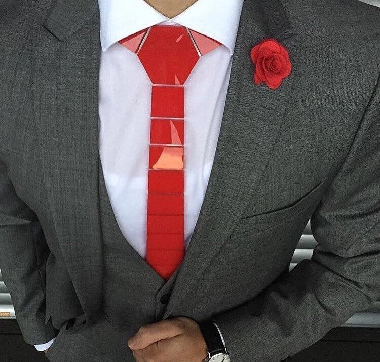 Shop Men's Red Luxury Ties - Peligro by Hextie – HEX TIE