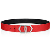 Metale Brossé Mamba Rosso Noche Belt Reversible