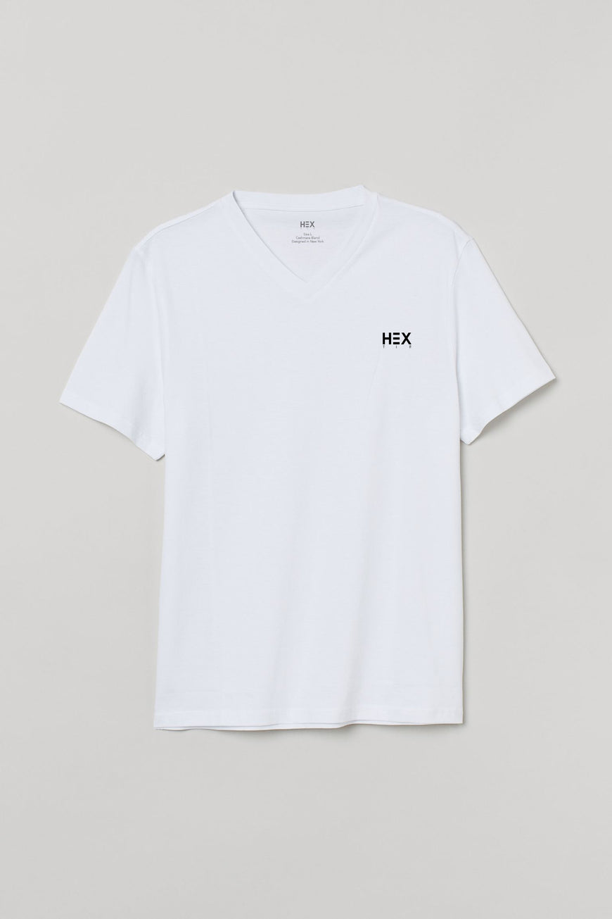 White Shirt - VNeck