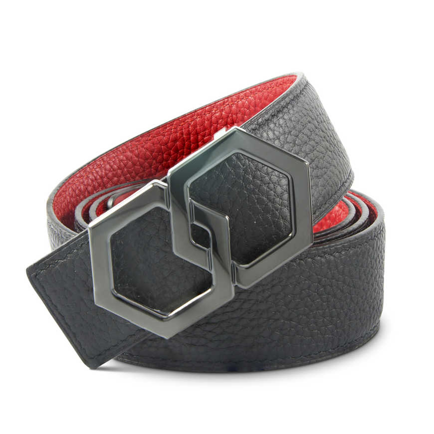 BLACK METALE Belt - Rosso/Noche