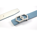 Metale Brosse Blanco Cielo Belt Reversible