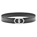 Metale Nero Croc Belt Reversible
