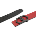 BLACK METALE Belt - Rosso/Noche