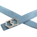 Metale Brosse Blanco Cielo Belt Reversible