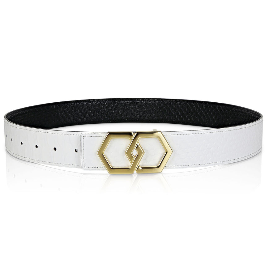 Canary Caviar Belt Reversible