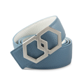 Metale Brosse Blanco Cielo Belt Reversible