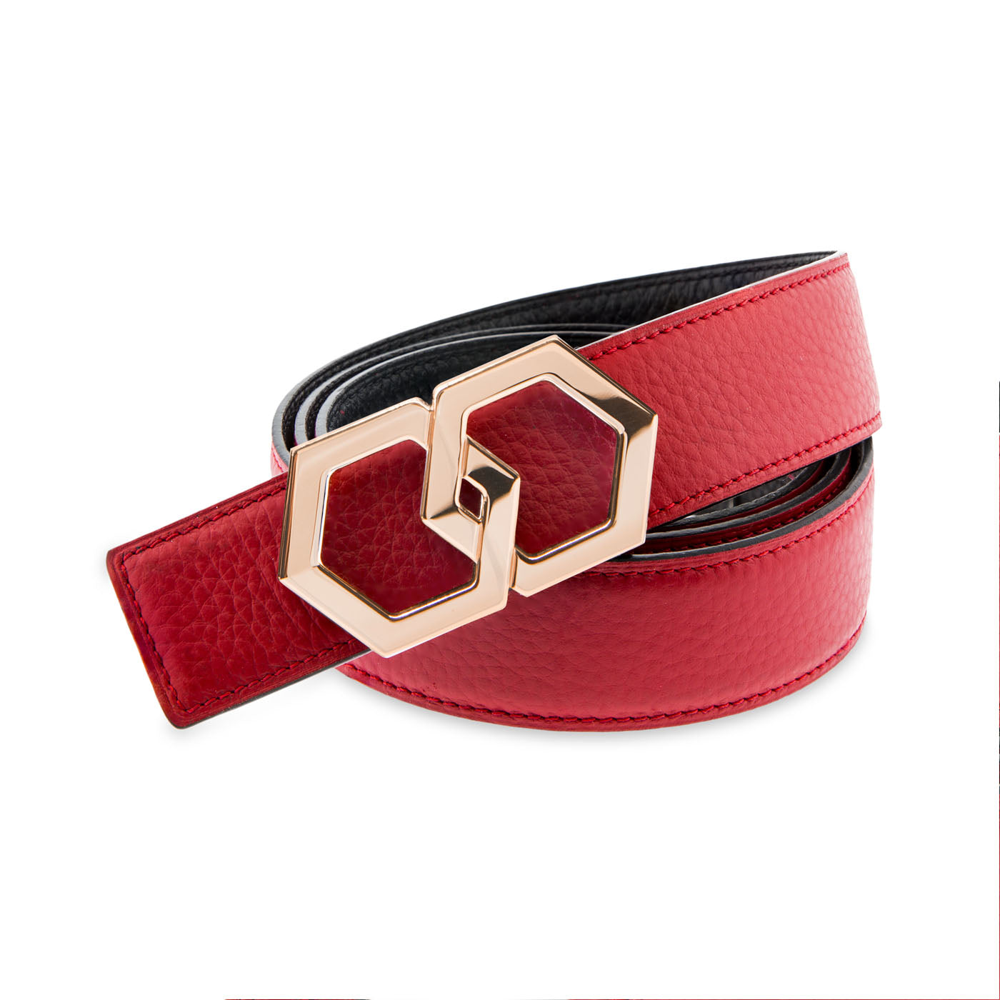 Canary Rose Rosso Noche Belt Reversible