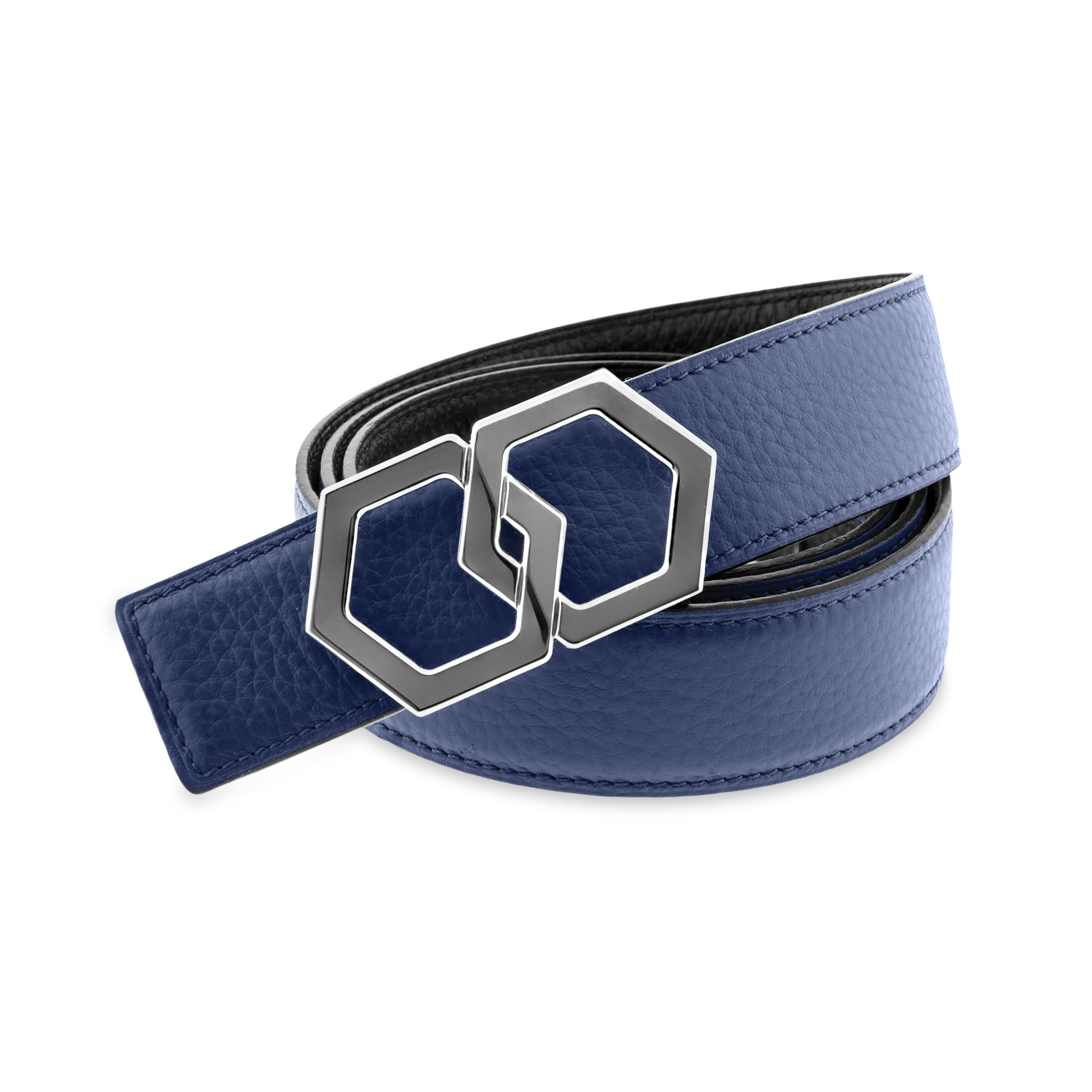 Metale Azul Noche Belt Reversible